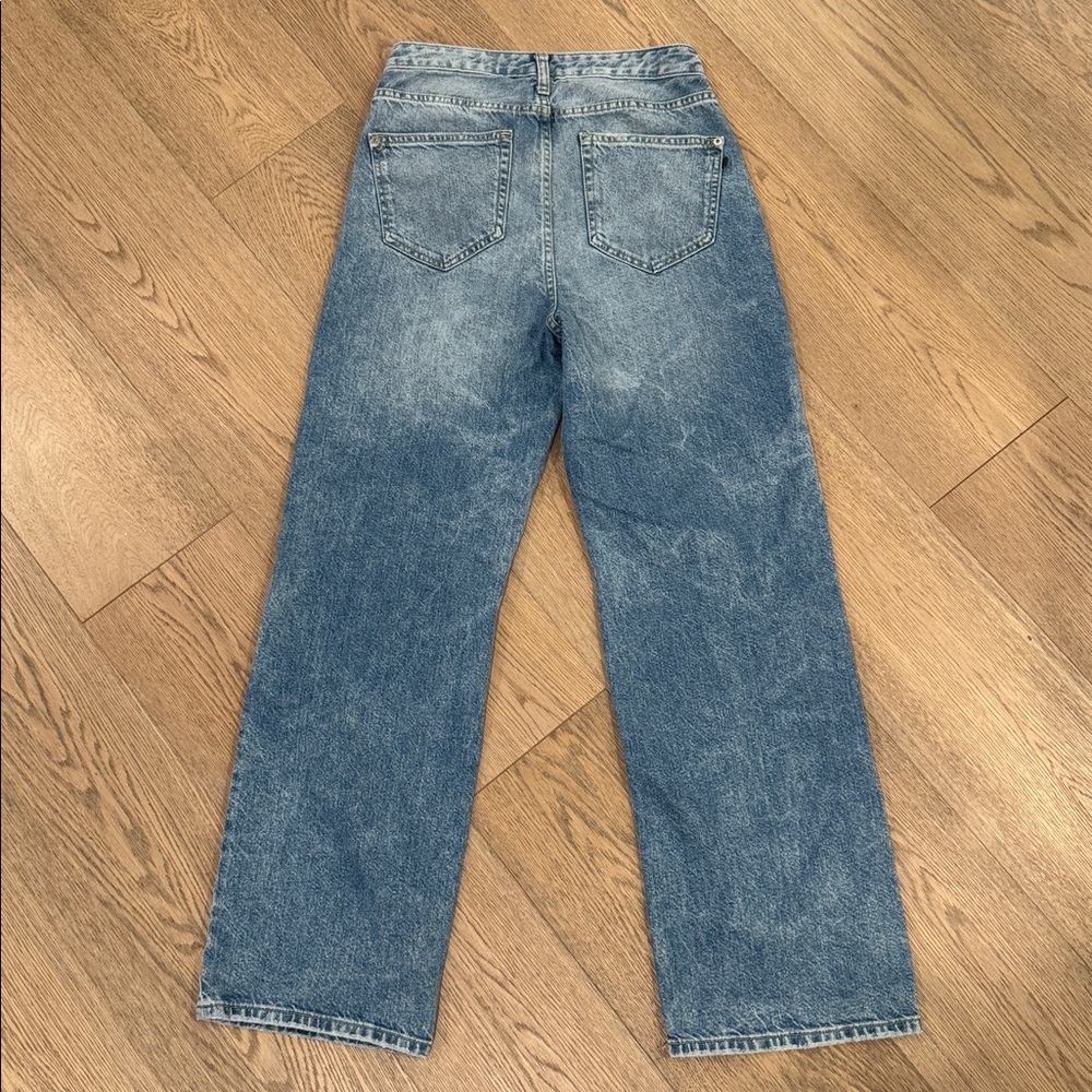 Pilcro Distressed Soft, Relaxed Denim Jeans - Picture 7 of 7